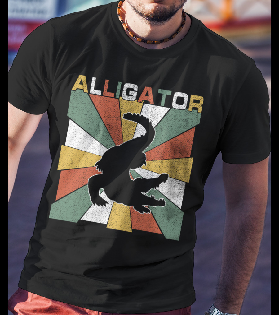 Alligator Retro 70s Vintage T-Shirt