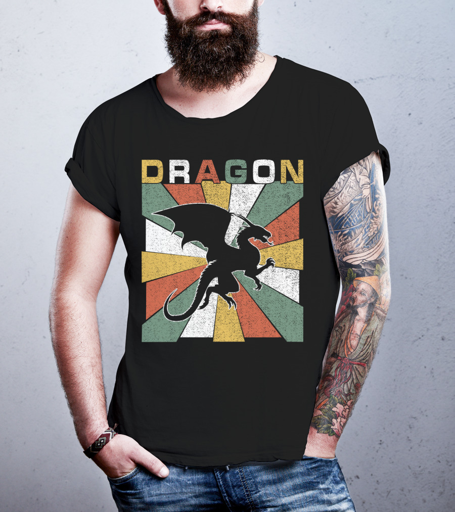 Dragon Vintage 70s Rainbow Burst T-Shirt