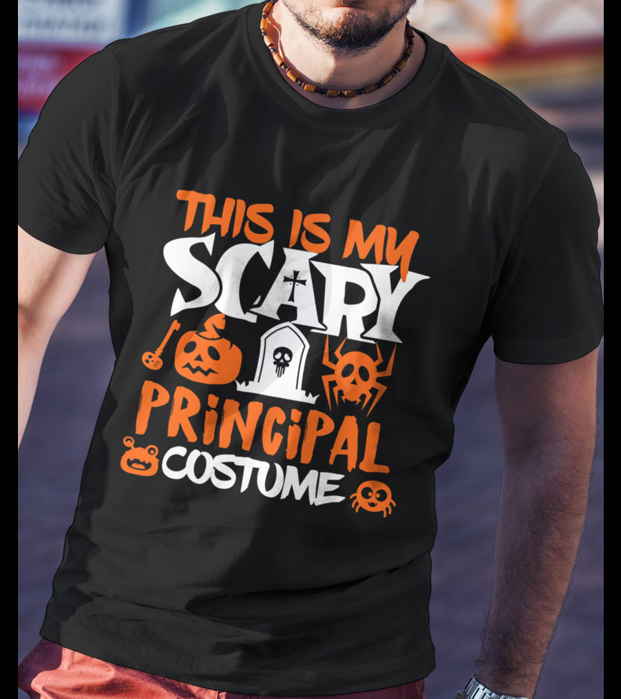 This Is My Scary Principal Costume Halloween Party T-Shirt