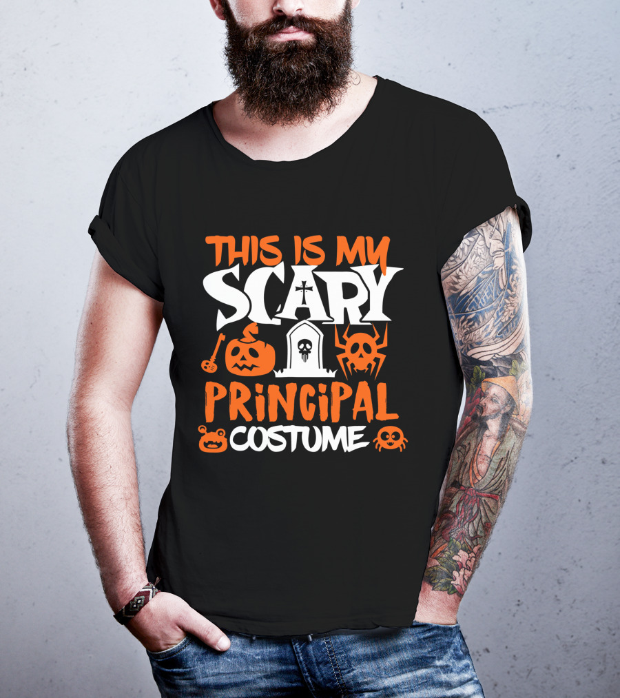 This Is My Scary Principal Costume Halloween Party T-Shirt