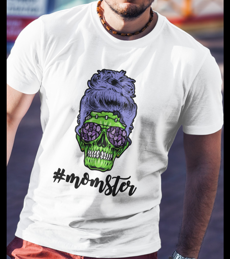 Momster Skull Halloween T-Shirt