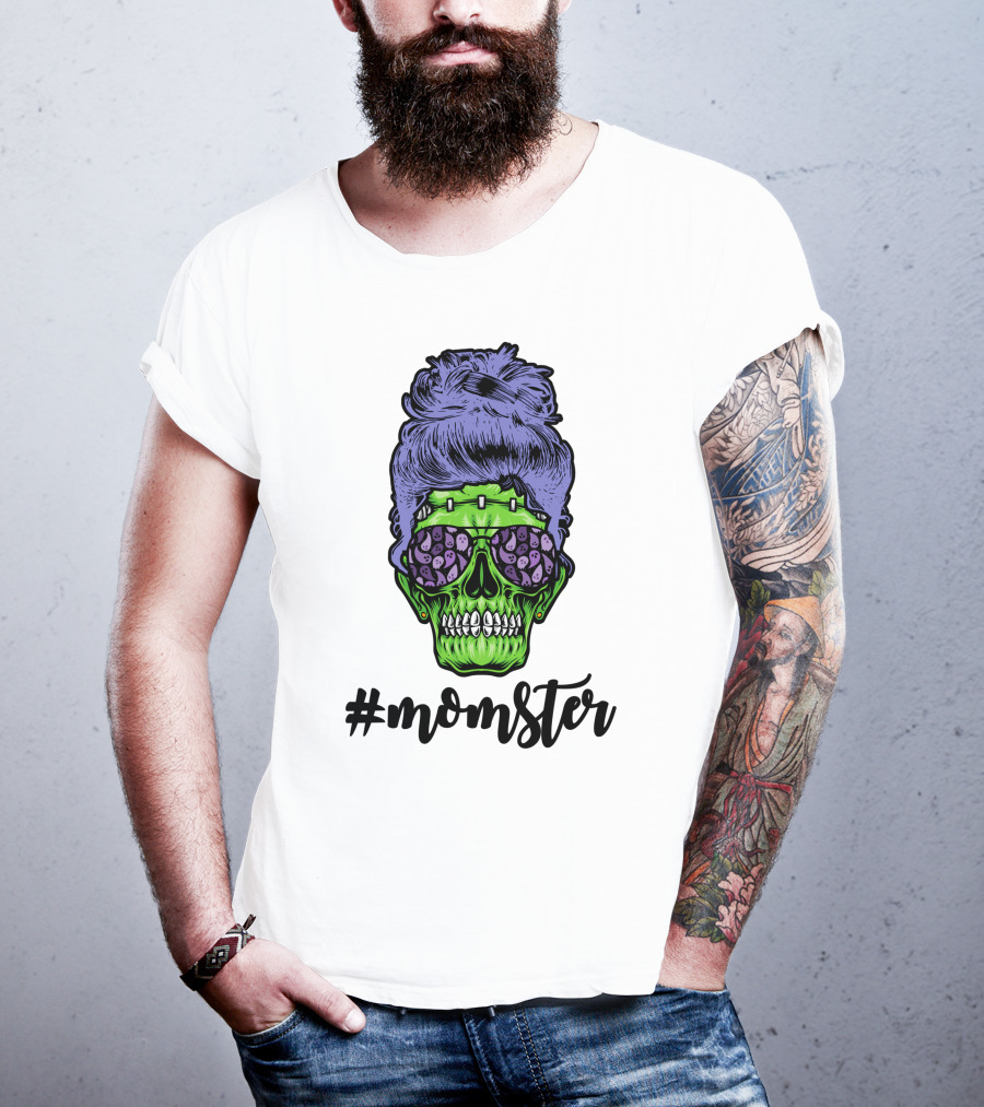 Momster Skull Halloween T-Shirt