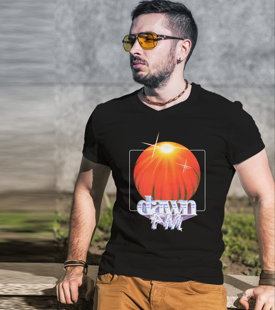 The Weeknd Dawn FM Sunburst Graphic Merchandise T-Shirt