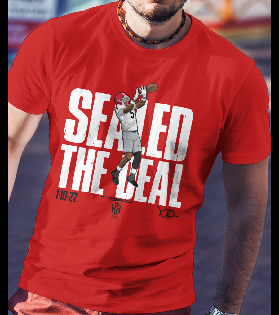 Kelee Ringo Sealed The Deal 1-10-22 Football Catch T-Shirt