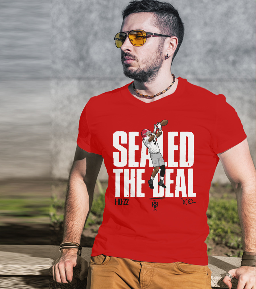 Kelee Ringo Sealed The Deal 1-10-22 Football Catch T-Shirt