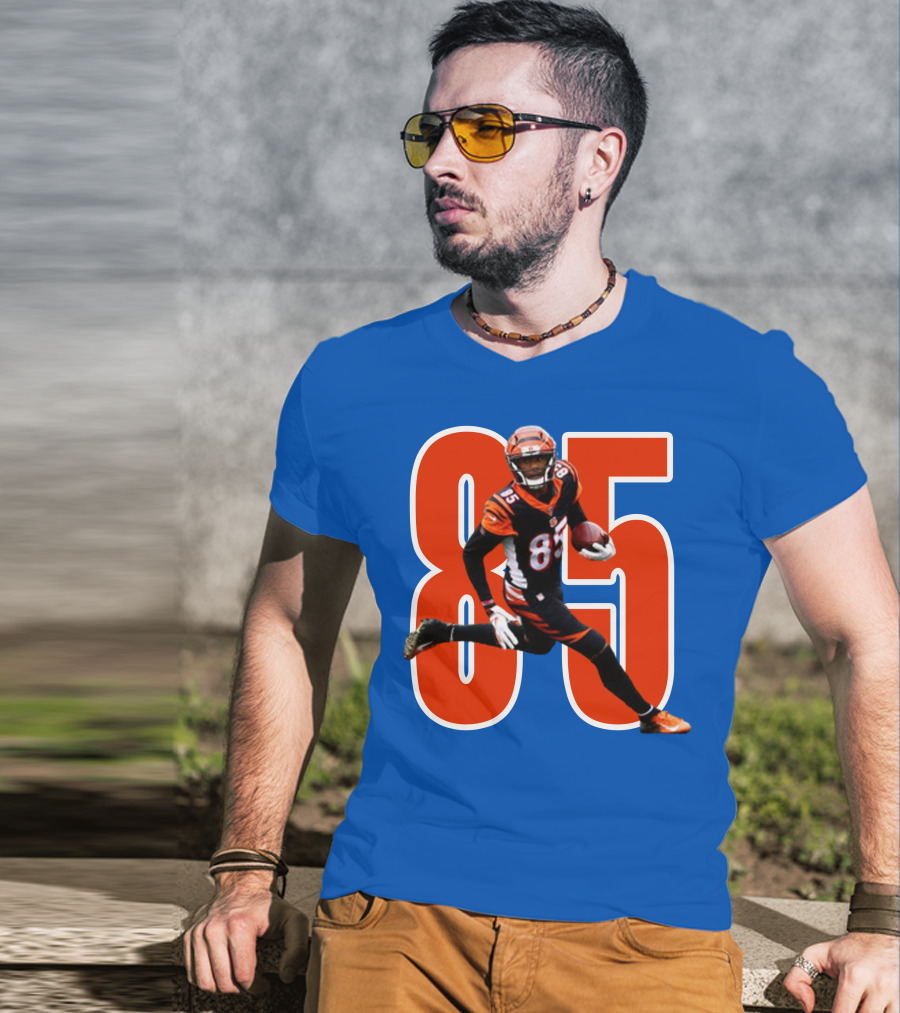 Bengals WR Higgins 85 NFL Football T-Shirt