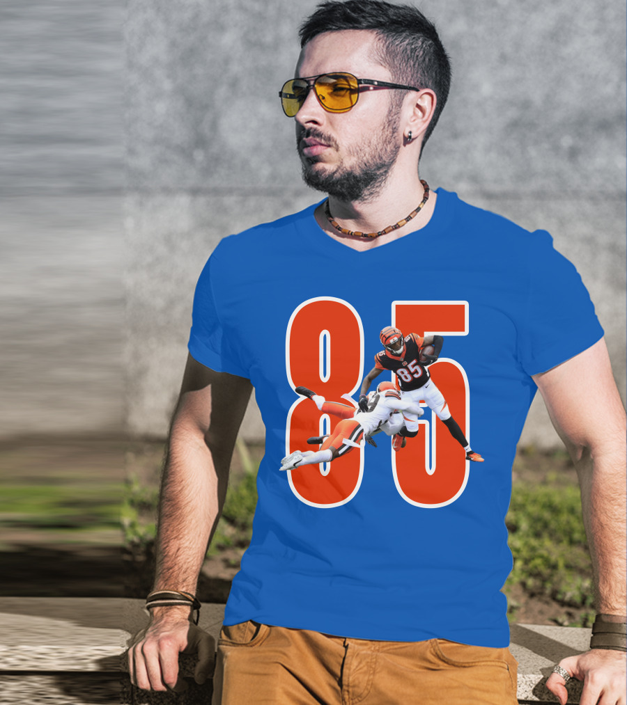 Tee Higgins Tamaurice William Cincinnati Bengals 85 Football T-Shirt