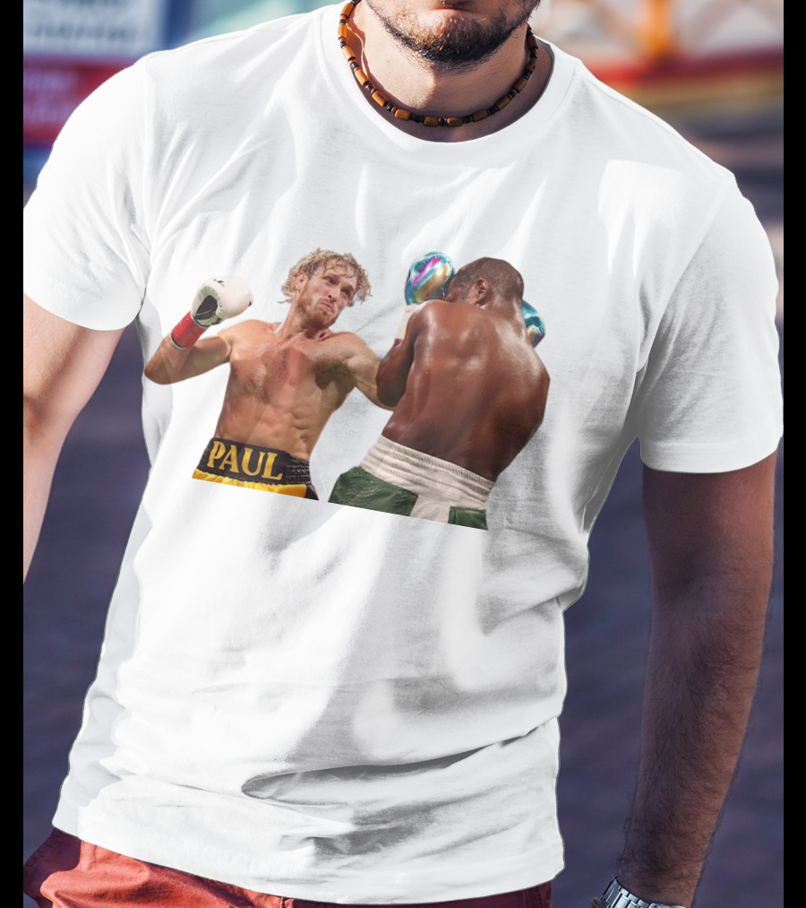 Logan Paul Boxing Match Action Scene T-Shirt