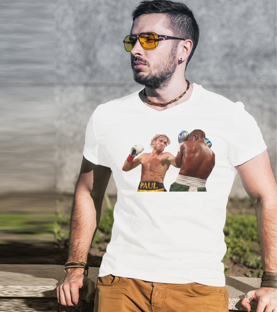 Logan Paul Boxing Match Action Scene T-Shirt