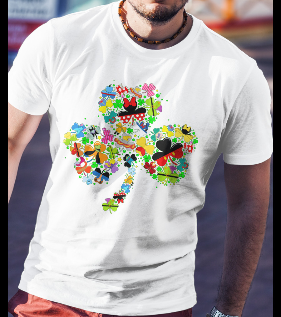DN Shamrocks Mickey Minnie Colorful Elements T-Shirt