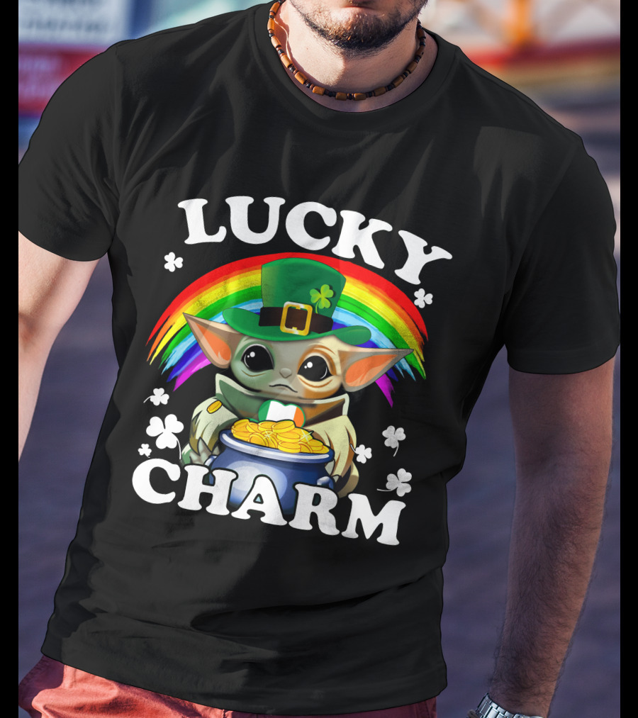 BBYD Lucky Charm Rainbow Leprechaun Coins T-Shirt