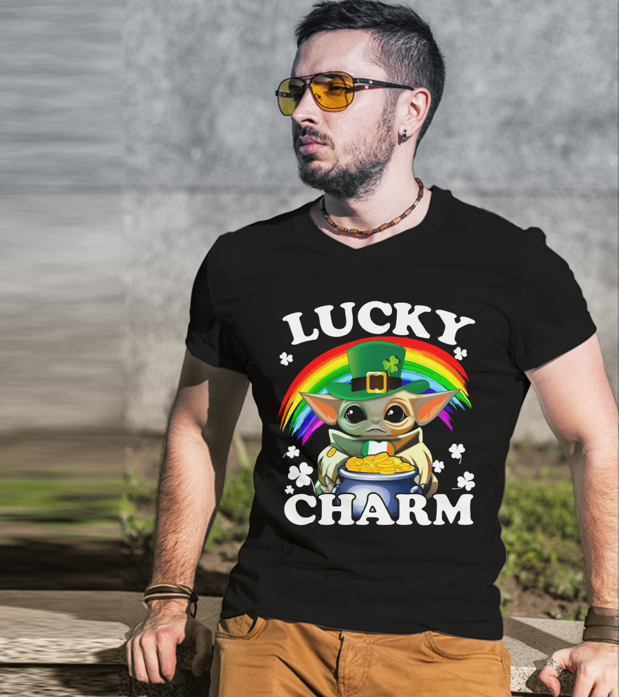 BBYD Lucky Charm Rainbow Leprechaun Coins T-Shirt