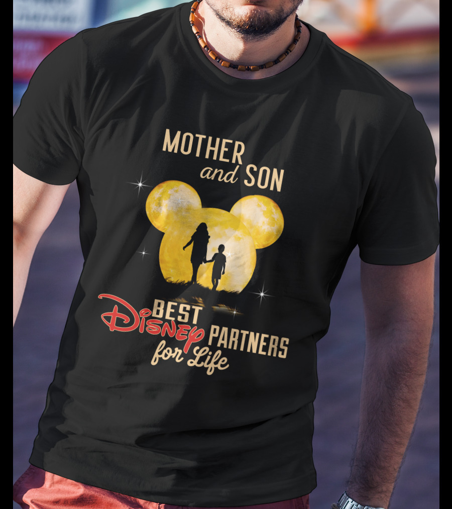 Mother And Son Best Disney Partners For Life T-Shirt