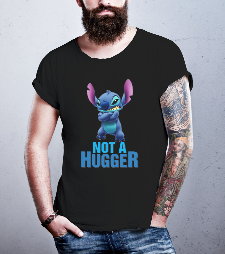 NOT A HUGGER Stitch Disney Lilo And Stitch T-Shirt