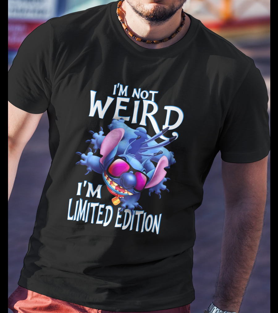 I'm Not Weird I'm Stitch Sunglasses T-Shirt