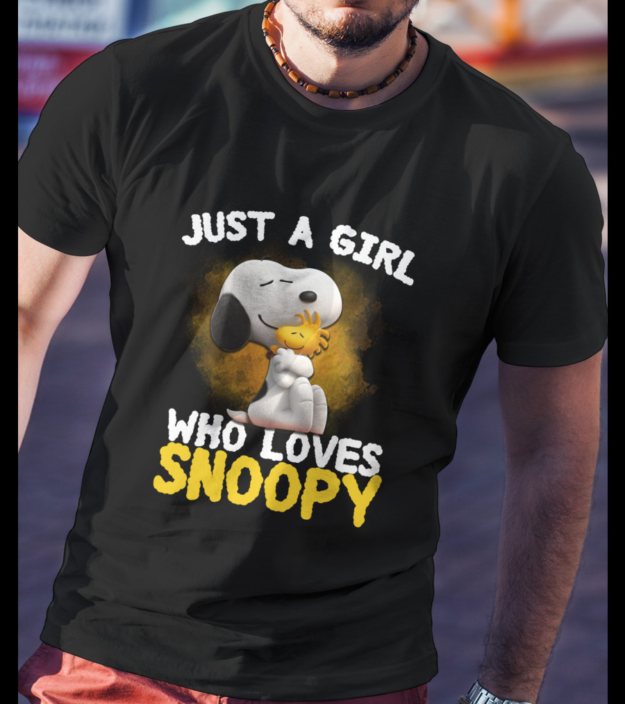 Just A Girl Who Loves Snoopy T-Shirt