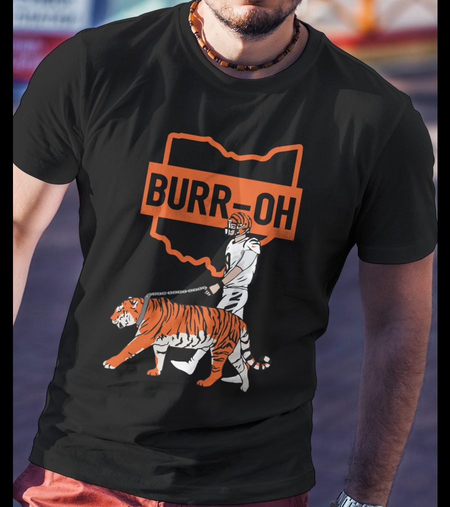BURR-OH Cincinnati Bengals Tiger Walk T-Shirt