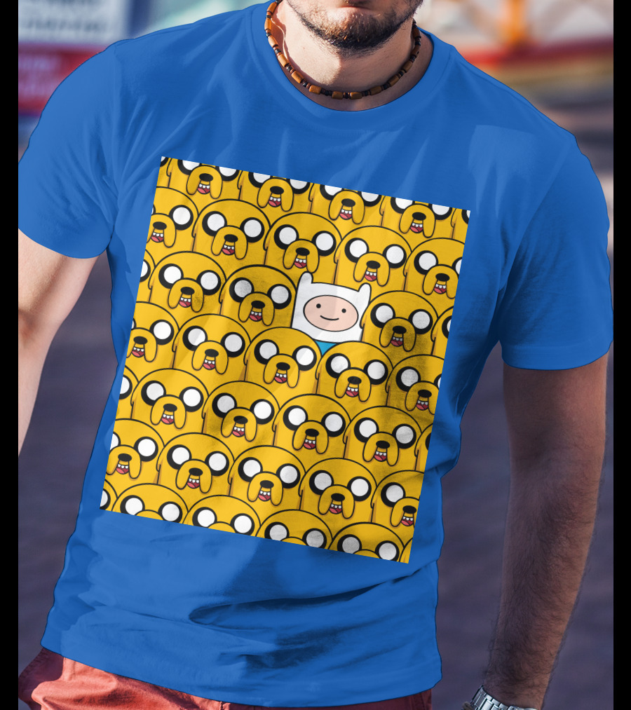 Finnthehuman Surrounded By Jake Faces T-Shirt