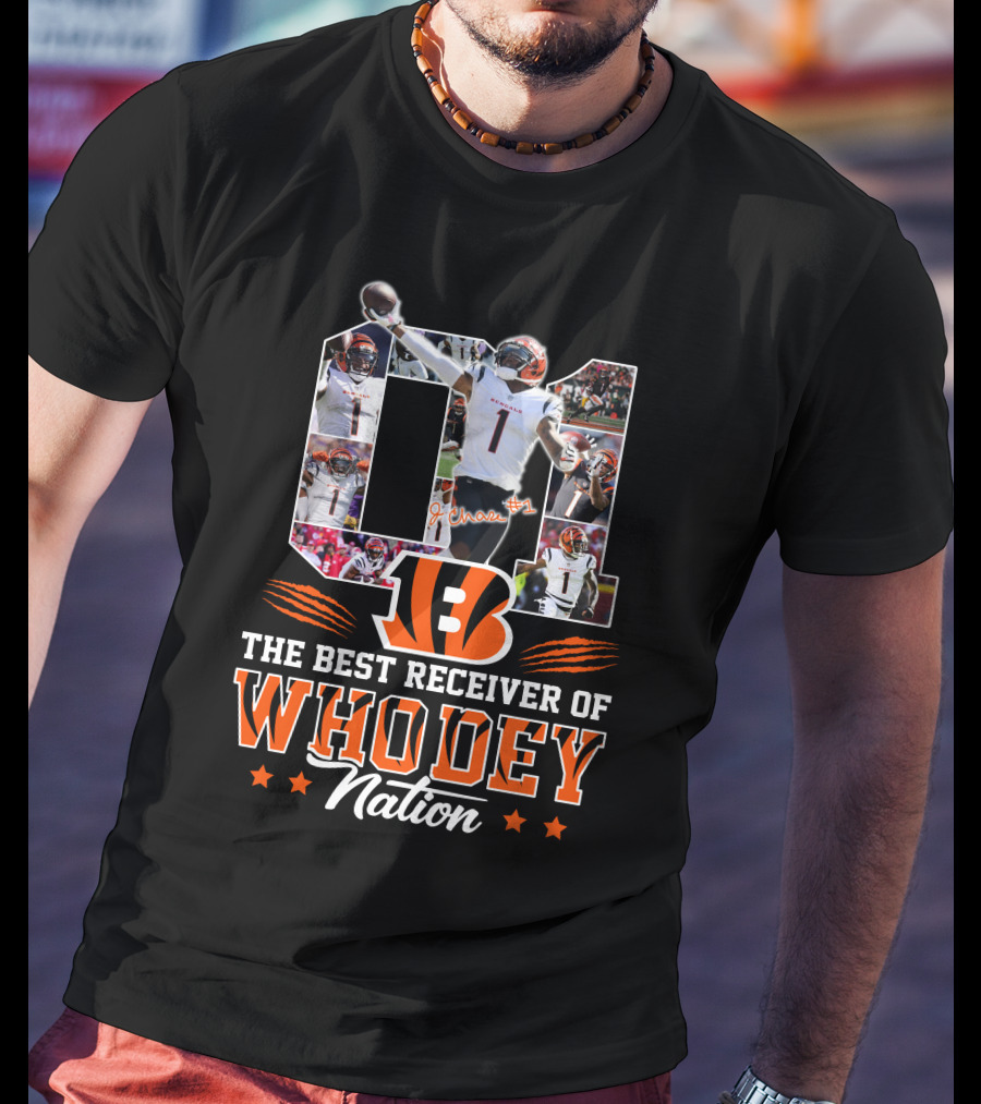 NFL Bengals 01 The Best Receiver Of Who-Dey Nation T-Shirt