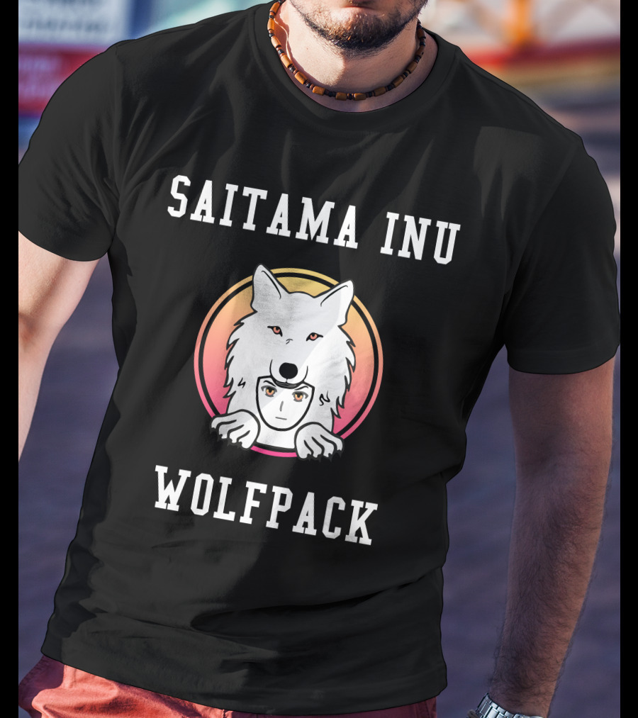Saitama Inu Wolfpack Crypto Token Cryptocurrency T-Shirt