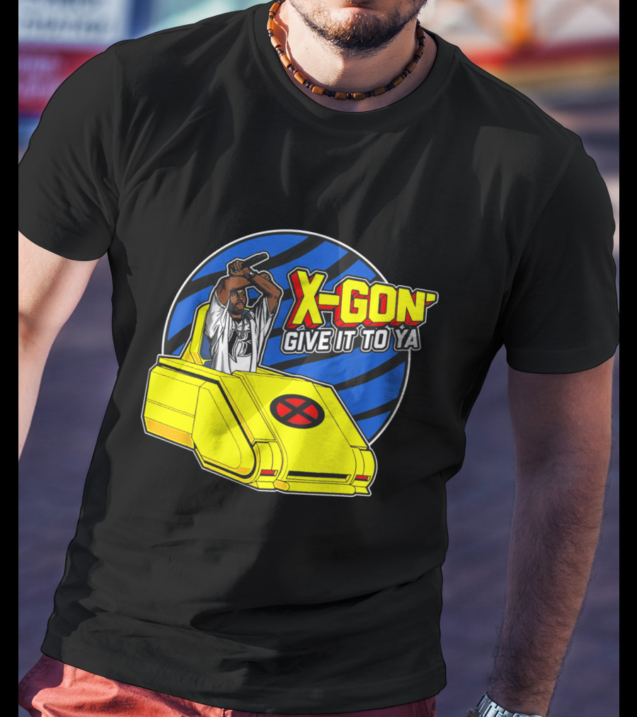 X Gon' Give It To Ya Professor X Inspired Yellow Hoverchair T-Shirt