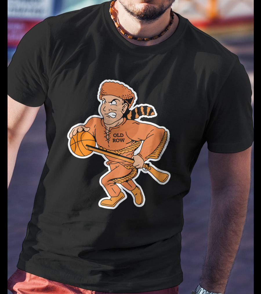 Old Row TN Basketball Pioneer Cartoon T-Shirt