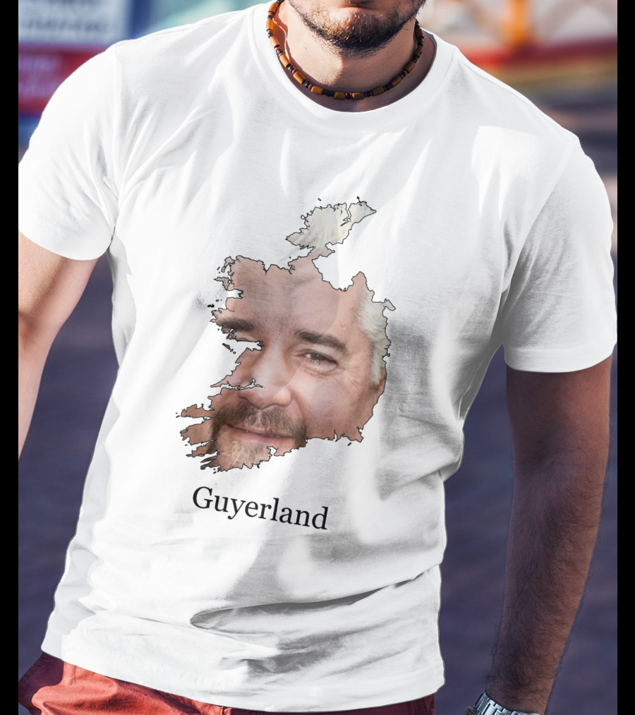 Flavortown Guyerland Map Face T-Shirt
