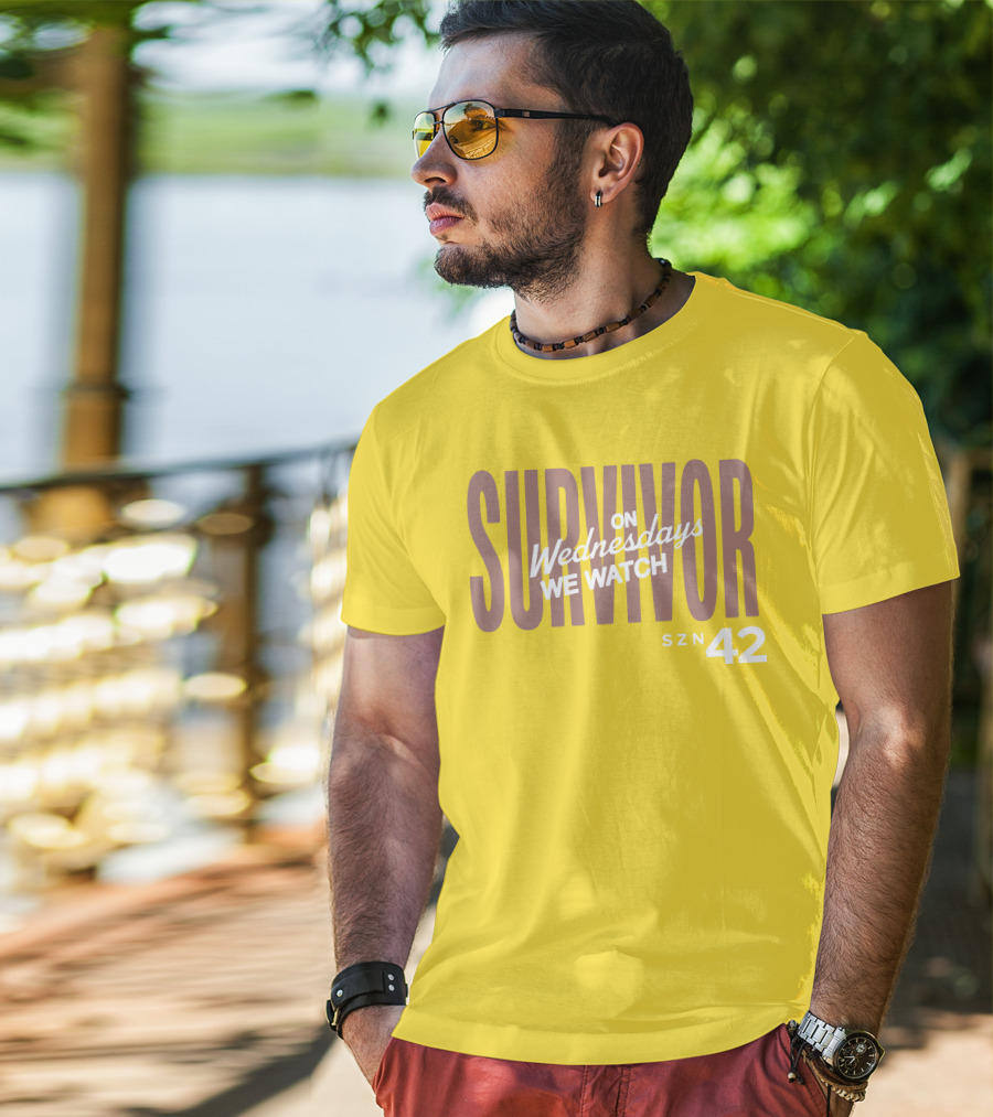 Survivor On Wednesdays We Watch SZN 42 T-Shirt