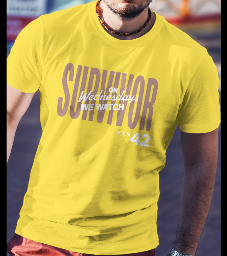 Survivor On Wednesdays We Watch SZN 42 T-Shirt