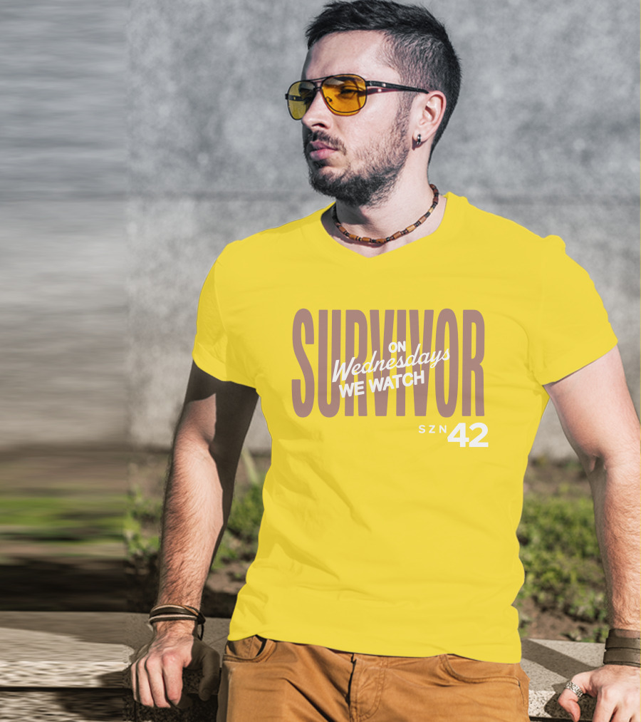 Survivor On Wednesdays We Watch SZN 42 T-Shirt