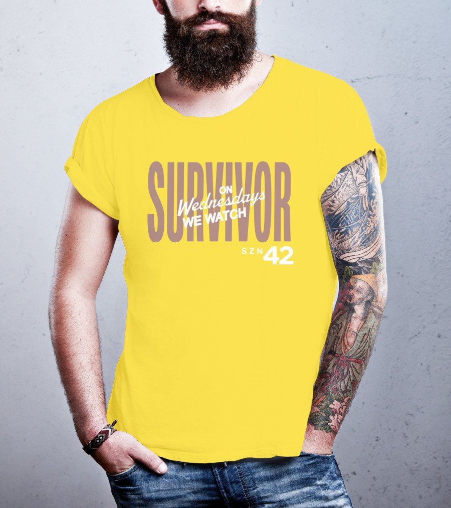 Survivor On Wednesdays We Watch SZN 42 T-Shirt