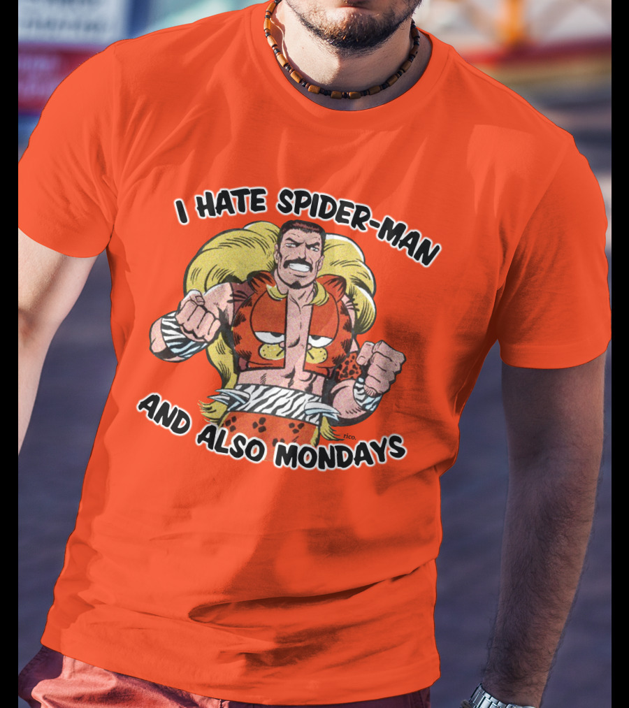 I Hate Spider-Man And Also Mondays Kraven The Hunter Comic T-Shirt