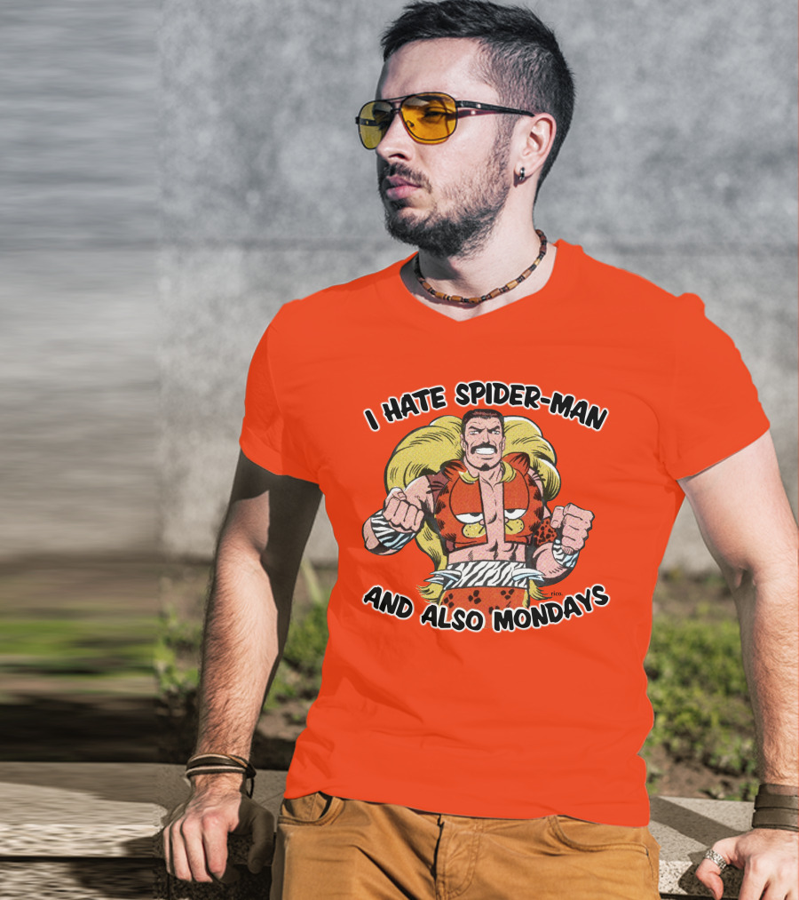 I Hate Spider-Man And Also Mondays Kraven The Hunter Comic T-Shirt