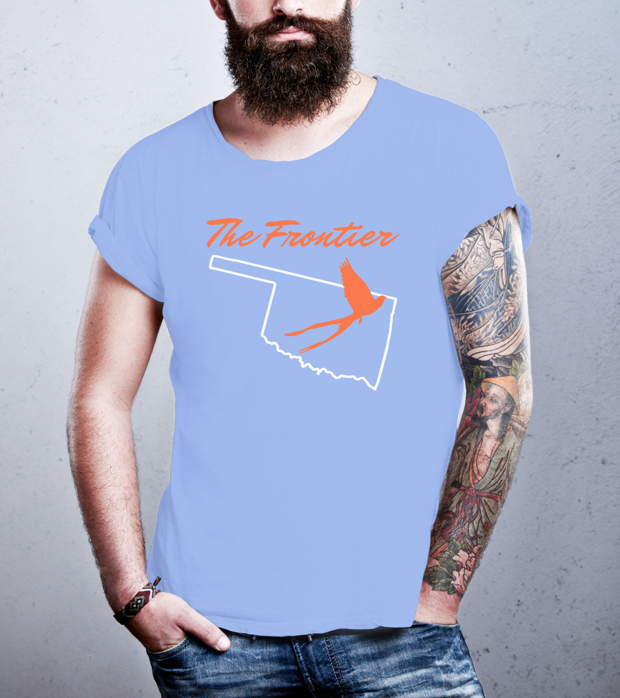 The Frontier Scissor Tail Oklahoma Outline T-Shirt