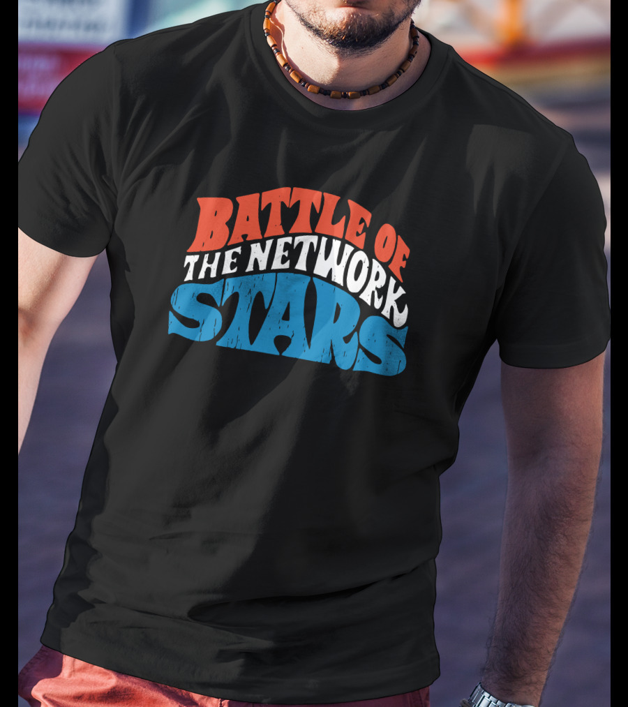 Battle Of The Network Stars Vintage Retro Television Competition T-Shirt