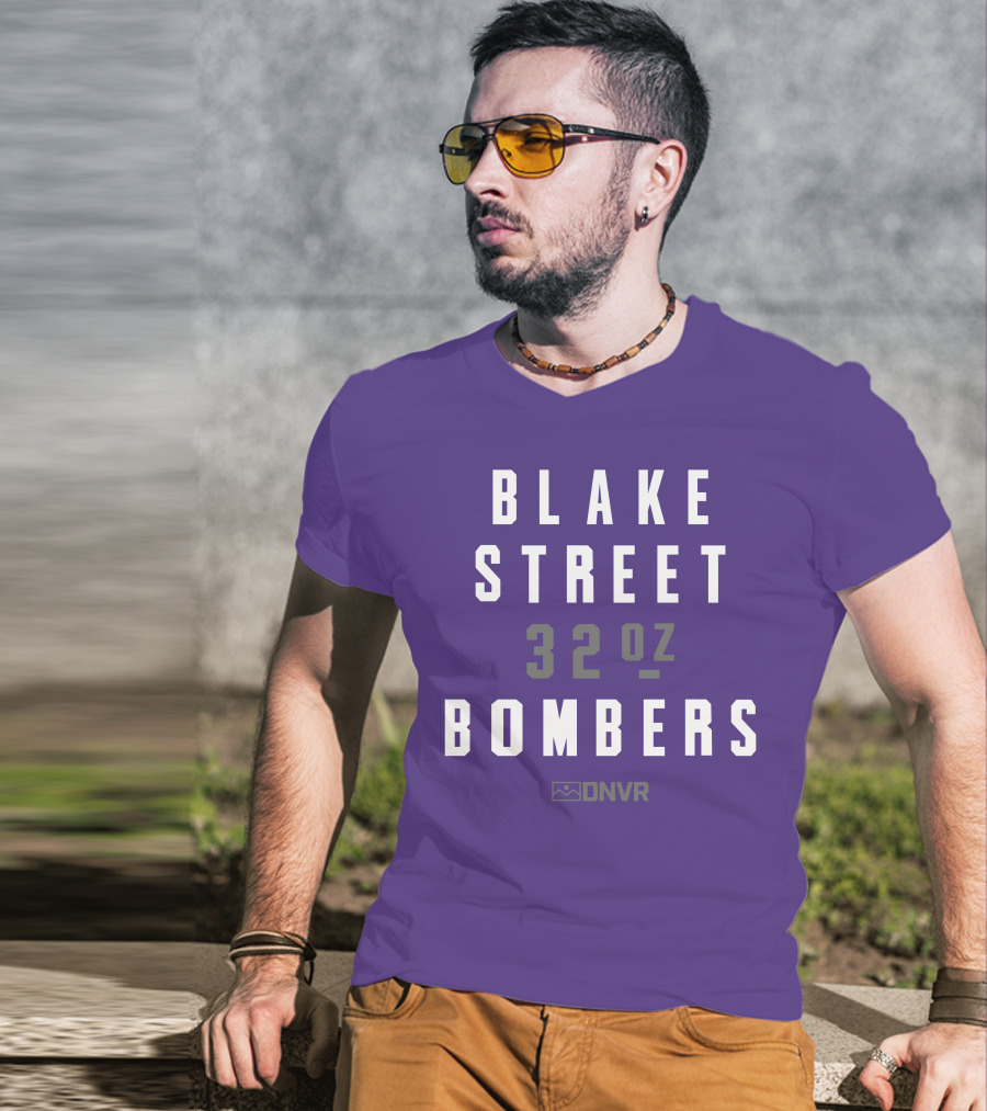 BLAKE STREET 32 Oz BOMBERS DNVR T-Shirt