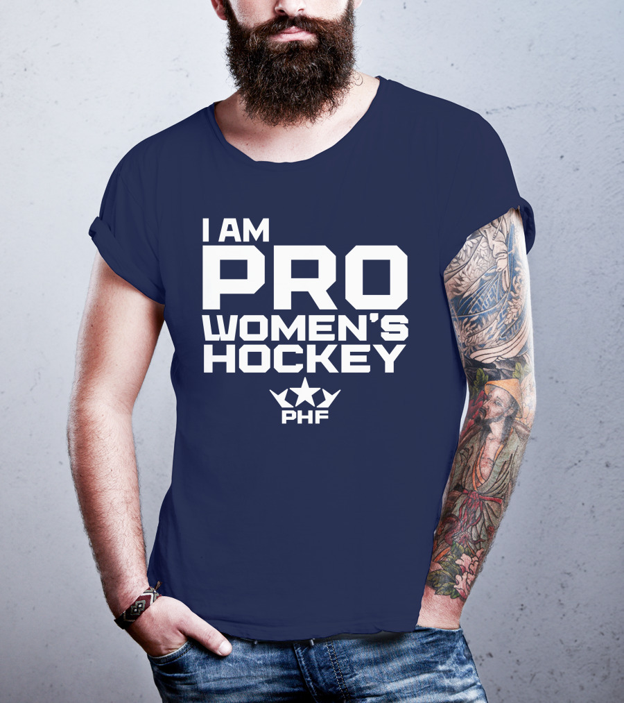 Arizona Coyotes I Am Pro Women's Hockey PHF T-Shirt