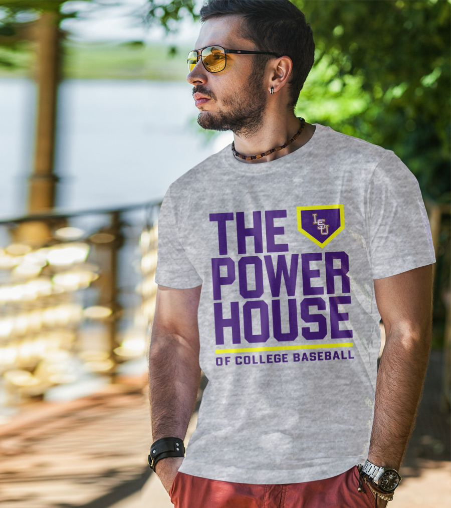 LSU The Power House Of College Baseball T-Shirt