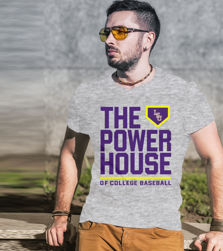 LSU The Power House Of College Baseball T-Shirt