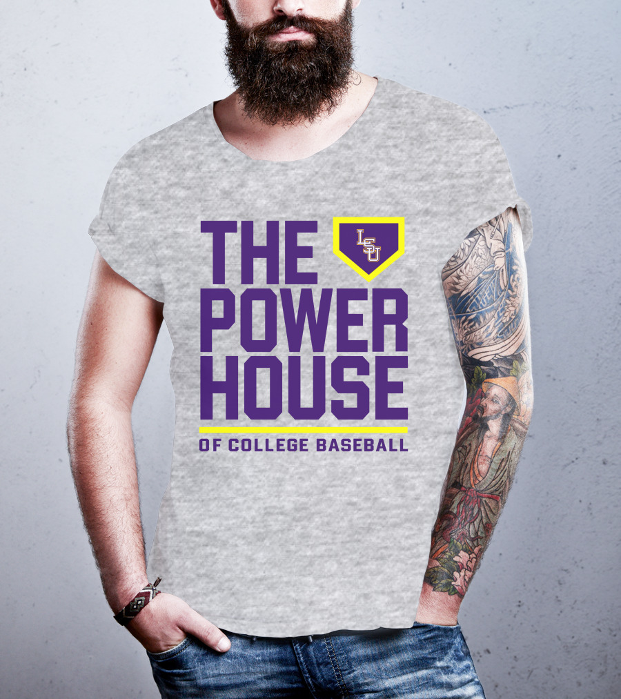 LSU The Power House Of College Baseball T-Shirt