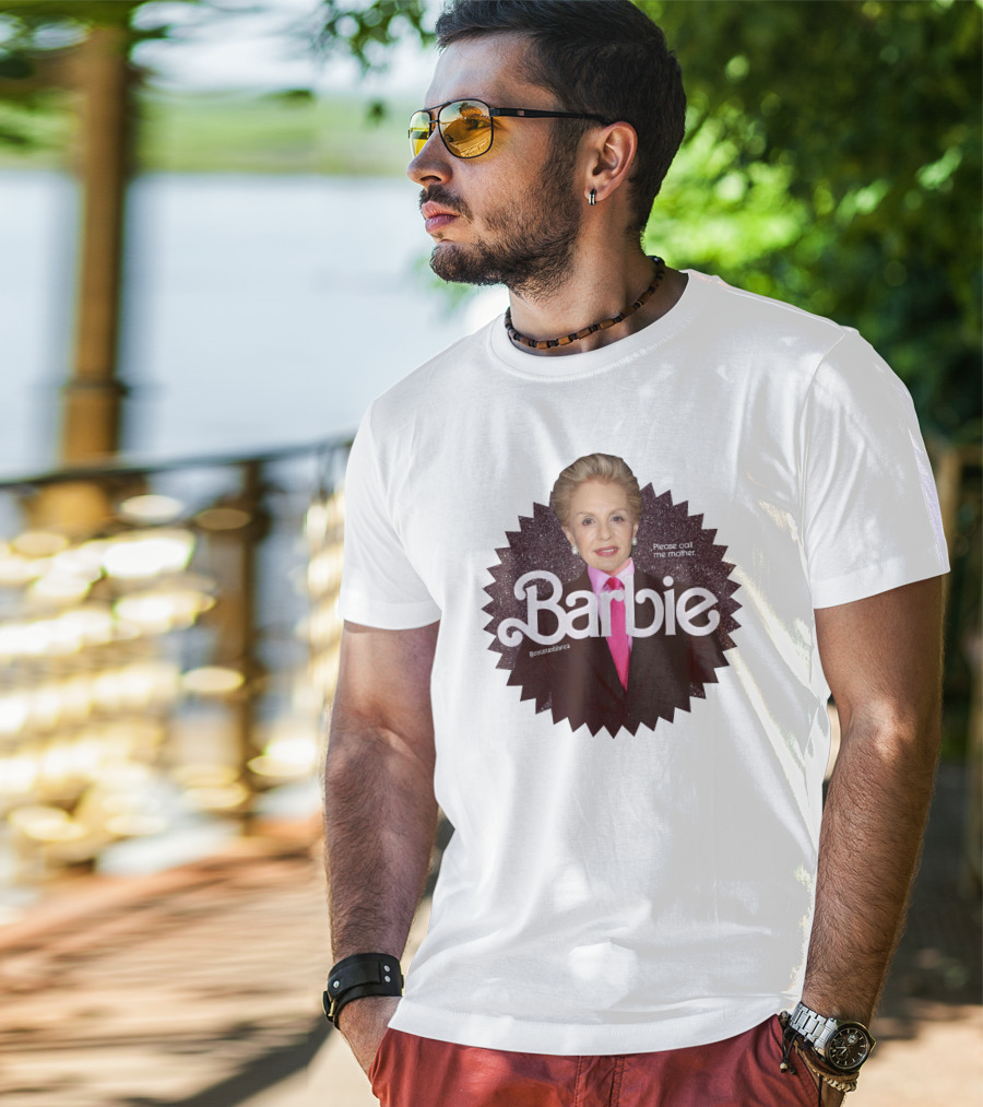Barbie Please Call Me Mother Barbie @soccerbibanca T-Shirt