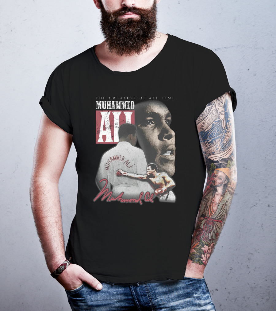 The Greatest Of All Time Muhammed Ali Boxing Legend T-Shirt