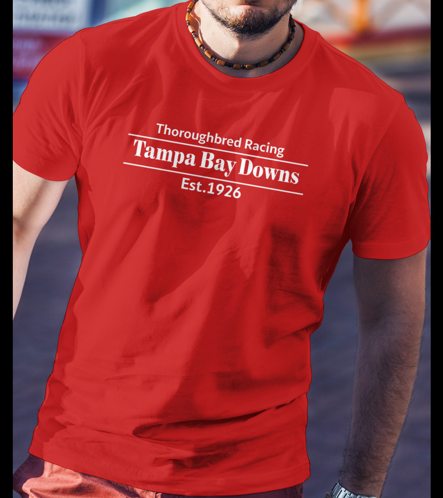 Thoroughbred Racing Tampa Bay Downs Established 1926 T-Shirt