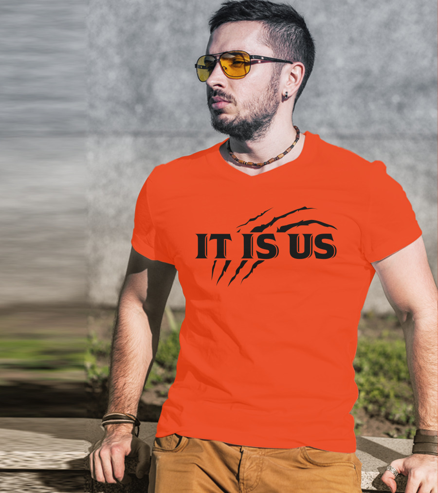 Cincinnati Bengals It Is Us Fan Claw Marks T-Shirt