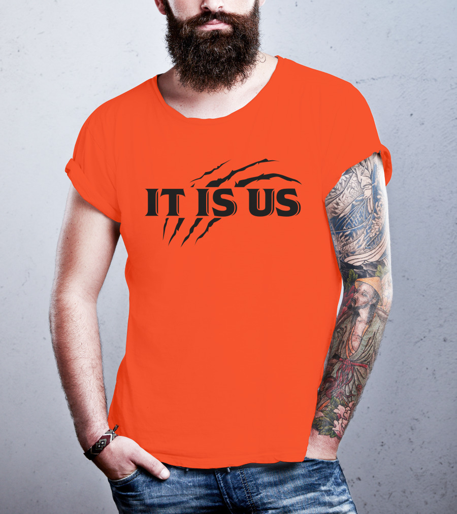 Cincinnati Bengals It Is Us Fan Claw Marks T-Shirt