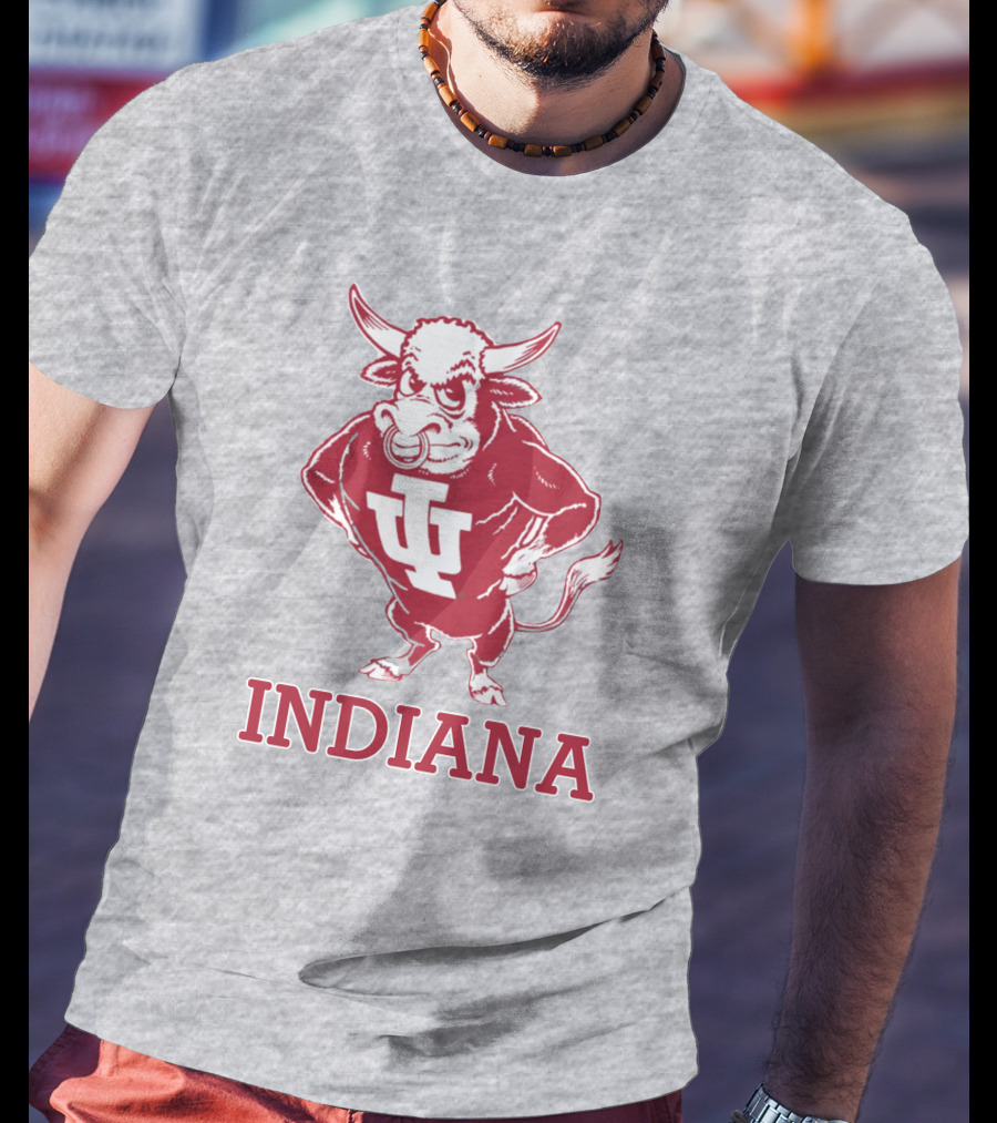 Indiana University Hoosiers IU Bison Mascot Indiana T-Shirt