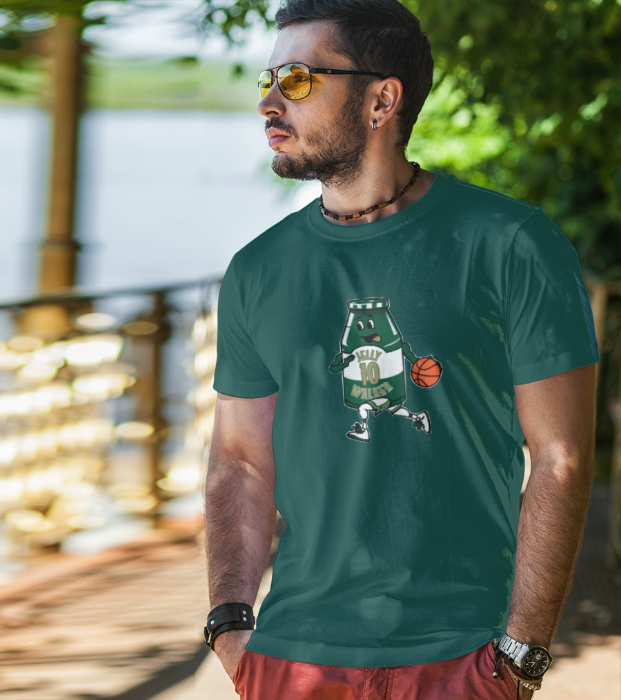 Big Cat Jelly Walker 10 Basketball Character Fight To It T-Shirt