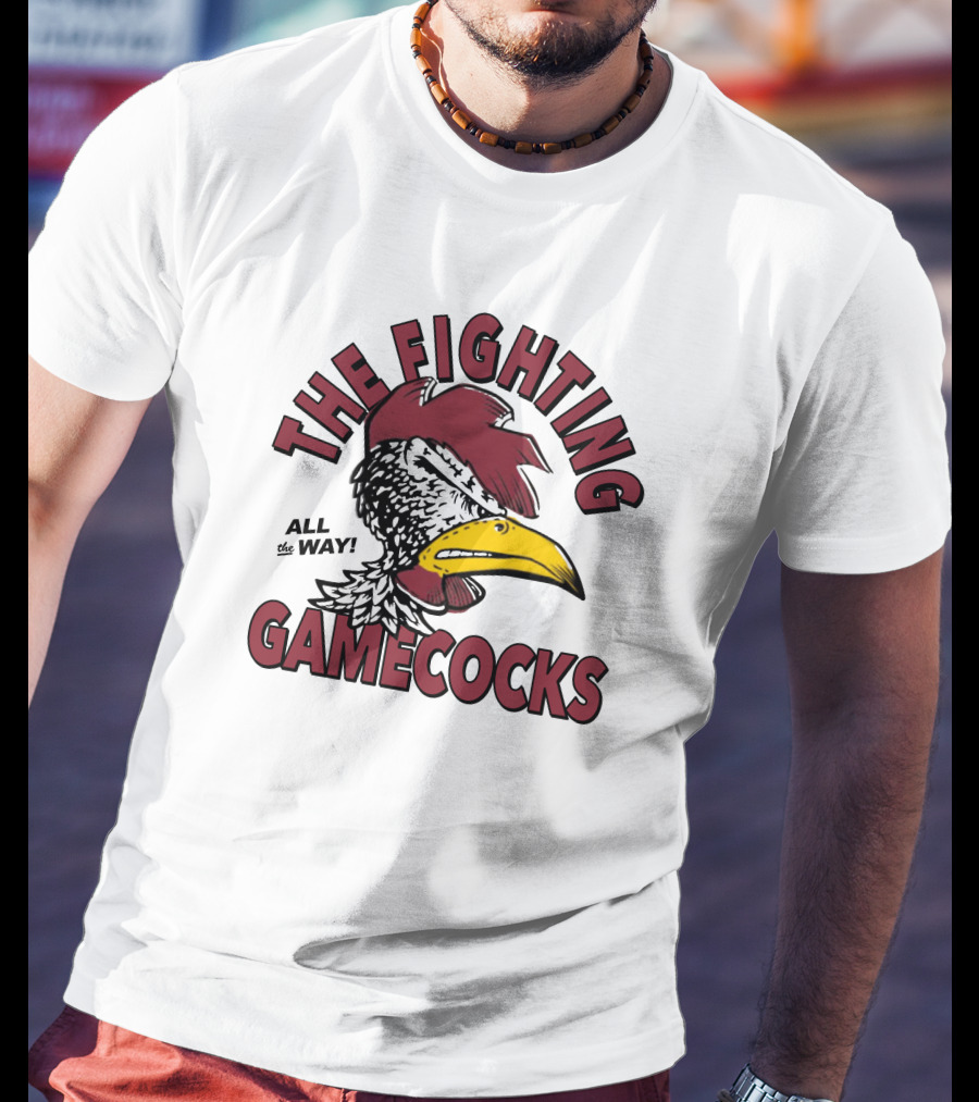 Corey Rucker South Carolina The Fighting Gamecocks All The Way T-Shirt