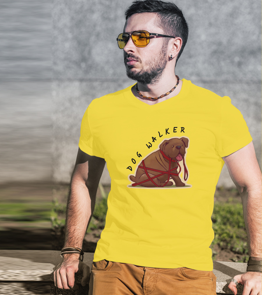 Dog Walker Dwight's Cats And Dogs Collection Dead By Daylight Store T-Shirt