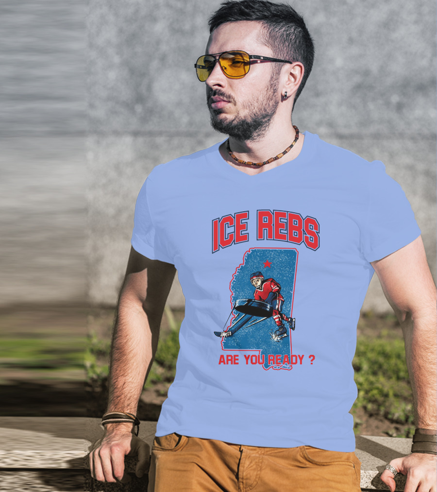 Ole Miss Ice Hockey Ice Rebs Are You Ready? T-Shirt